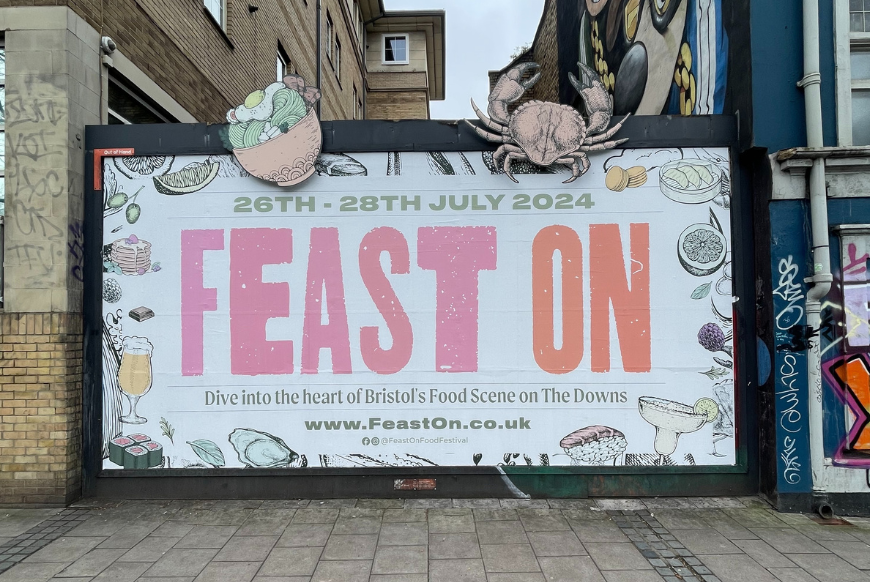Feast on billboard poster